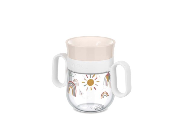 Mepal Mio - Sunshine &amp; Rainbow 108018065245 360° Trinklernbecher 200ml