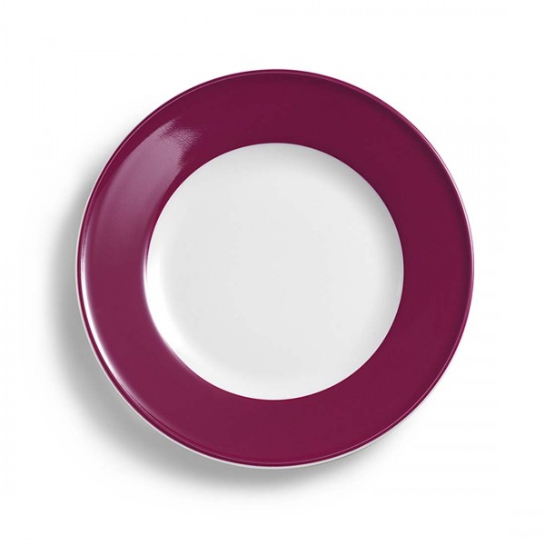 Dibbern Solid Color 2002800020 Bordeaux Teller flach 28 cm Fahne