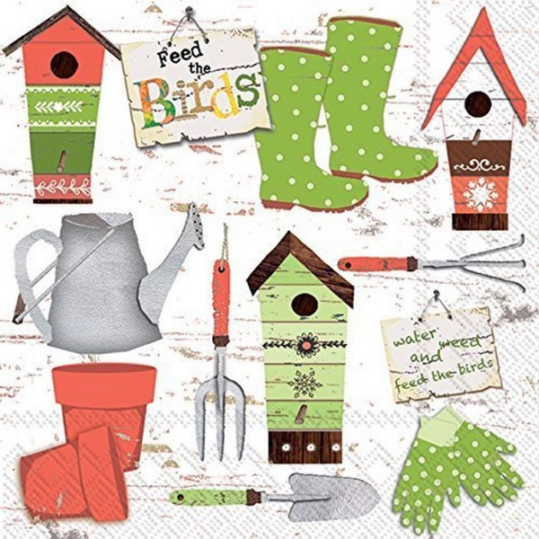 Ihr Garden L 740200 20 Lunch-Servietten 33 x 33 cm