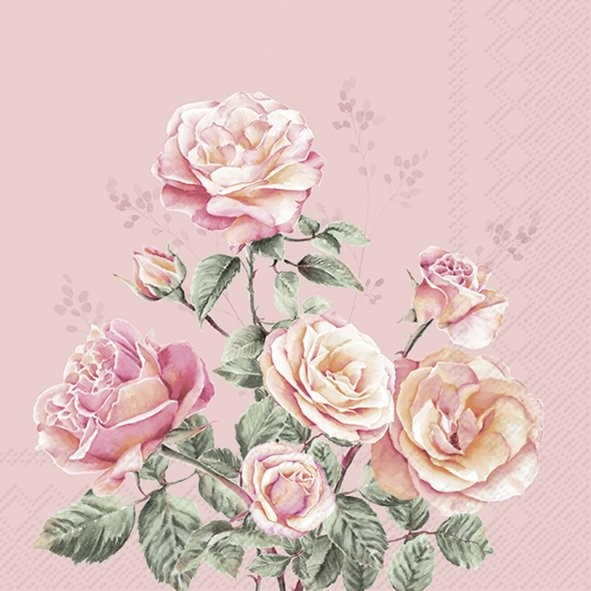 IHR Lillith Rose L1099550 Lunch-Servietten 33 x 33 cm