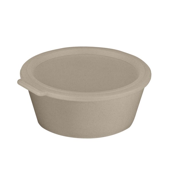 Koziol Move 100050700 Schale 1,3l mit Deckel - Nature Desert Sand