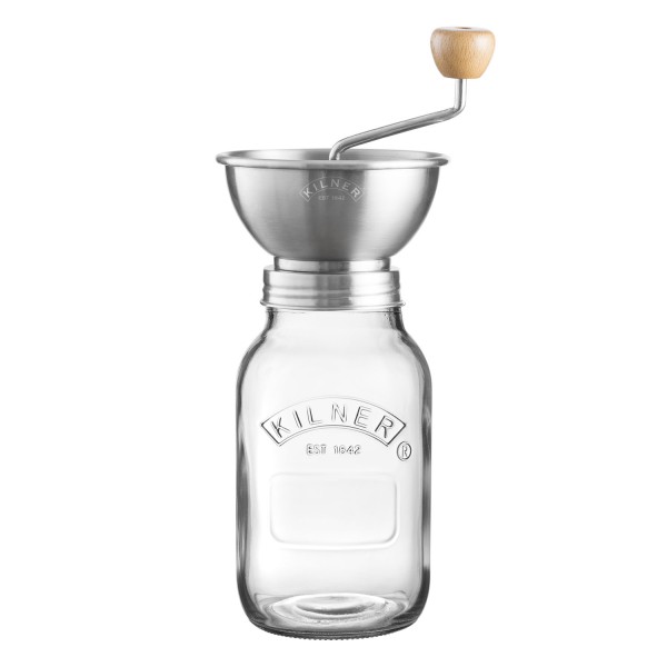 Kilner Küchengeräte 0025.002 Passiermühle mit Vorratsglas und Deckel, 1l