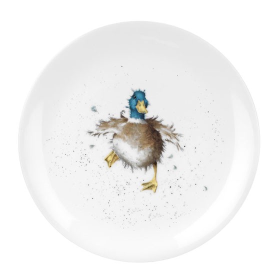 Wrendale Coupe Plate 8 Zoll - Duck 20cm
