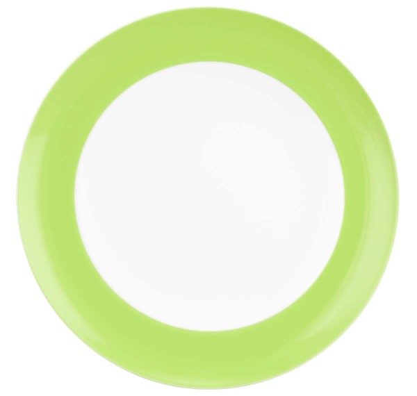 Seltmann Liberty Pure Colors Lime Green Speiseteller rund 27 cm Fahne