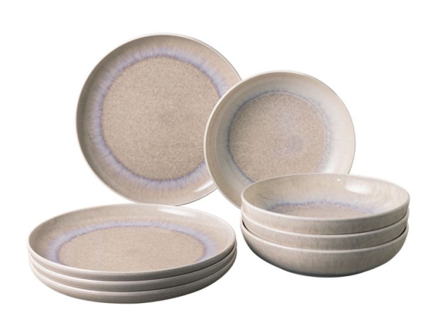 Villeroy &amp; Boch Perlemor Sand 1951728717 Dinnerset 8-tlg.