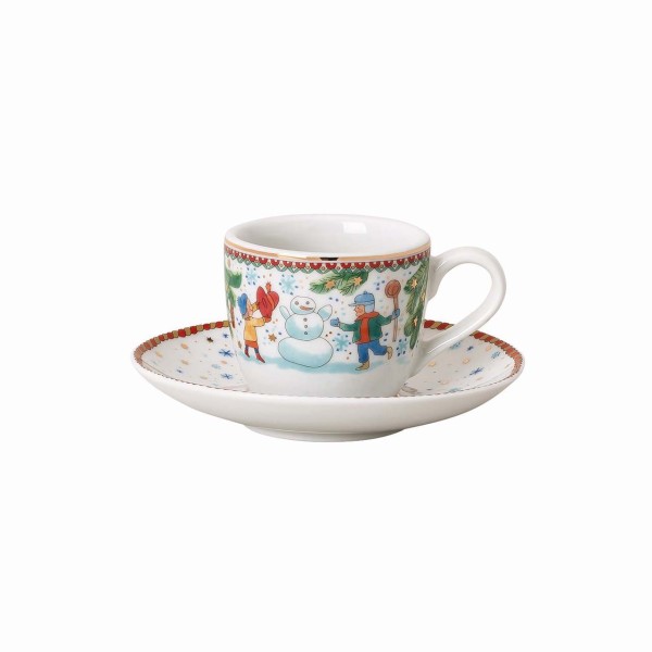 Hutschenreuther Sammelkollektion 25 Weihnachtsspiele Espressotasse 2-tlg.
