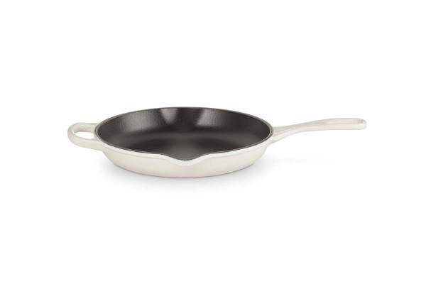 Le Creuset Gusseisen - Signature 20182237160422 Brat- und Servierpfanne rund 23cm - Meringue