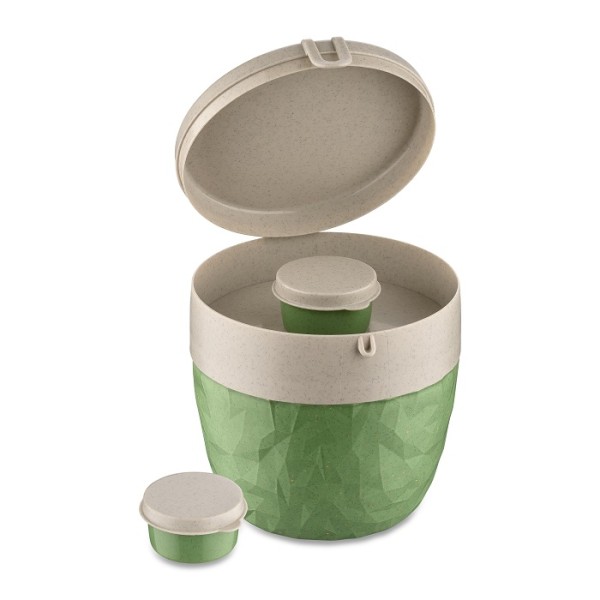 Koziol BENTOBOX L 7198703 Lunchbox-Set - Nature Leaf Green