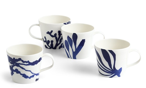 Royal Doulton 1815 Pacific blue 1074377 Becher-Set 4-tlg. 400ml (Motive gemischt)
