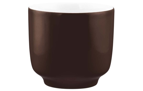 Seltmann Sento Home Pure Colors Chocolate Brown Cappuccinoobertasse 0,30 l ohne Henkel