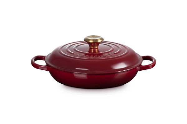 Le Creuset Gusseisen - Signature 21180269494441 Gourmet-Profitopf 26cm 2,2L - Garnet