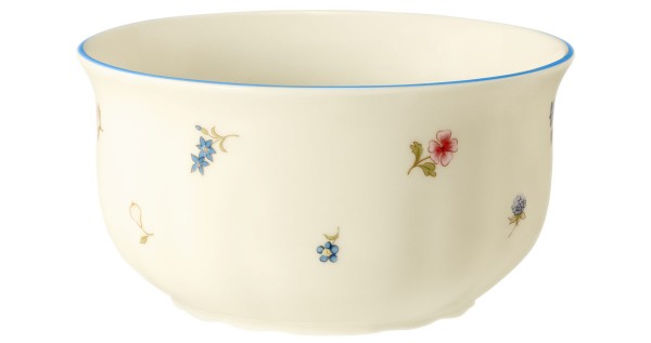 Seltmann Marieluise Streublume 30308, blauer Rand Müslischale 15 cm