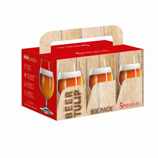 Spiegelau Biergläser Biertulpe 6er Set im Geschenkkarton (4991884) Höhe 15,5 cm, 440 ml