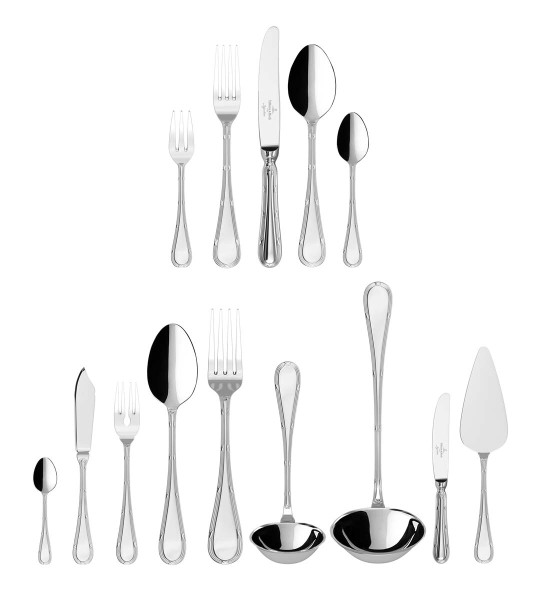 Villeroy &amp; Boch Kreuzband Septfontaines 1262439115 Tafelbesteck 113tlg. Lunch