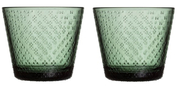 Iittala Tundra 1070607 Glas 0,3l - Pine Green 2stk