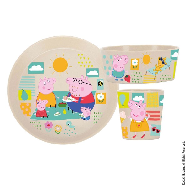 Koziol CONNECT Peppa Pig 8049713 Set 3-tlg. - Organic Sand