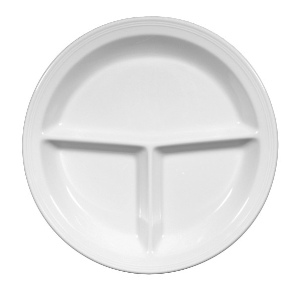 Seltmann Vitalis weiss V219 IM_Platte rund 3 tlg. 25,5 cm