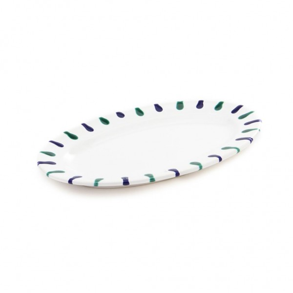 Gmundner Keramik Traunsee Platte oval POGO21 21 x 14cm