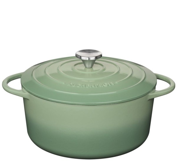 Küchenprofi Provence 0401000326 Bratentopf rund, 26cm - Jade