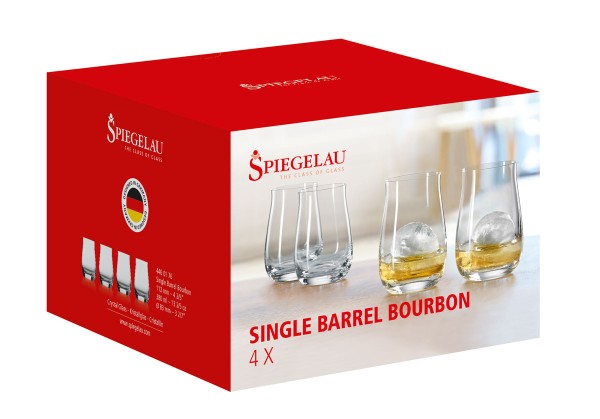 Spiegelau 4460176 Single Barrel Bourbon Set 4-tlg.