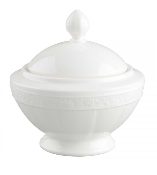 Villeroy &amp; Boch White Pearl 1043890960 Zuckerdose 6 Personen 250 ml