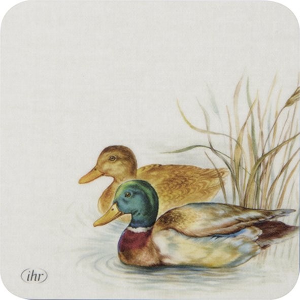 Ihr HUNTED DUCKS cream US1011960 Gläser-Untersetzer 10 x 10 cm