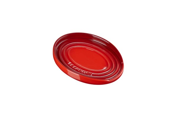 Le Creuset Poterie 71507150600099 Löffelablage Oval - Kirschrot