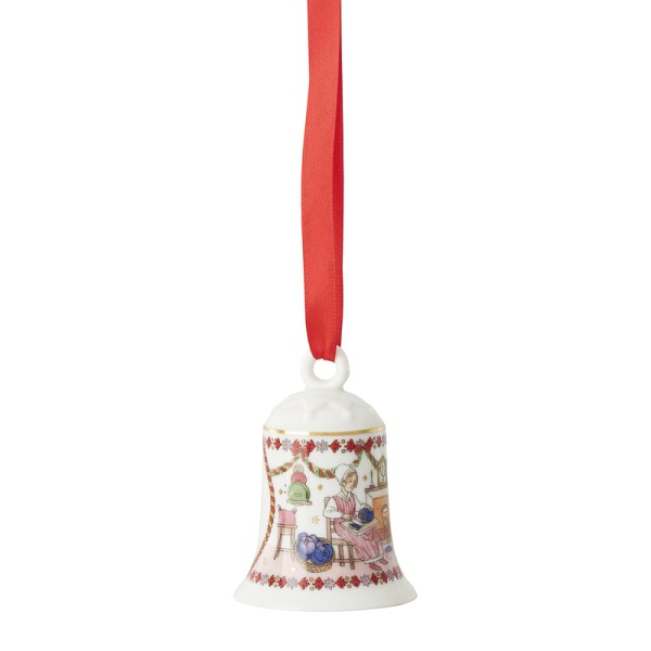 Hutschenreuther Sammelkollektion 2026 Winterschmaus Porzellanglocke 7,5cm