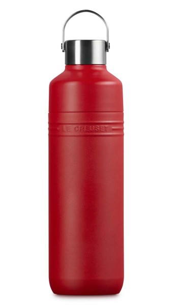 Le Creuset On The Go 41066330600001 Trinkflasche 1L - Kirschrot