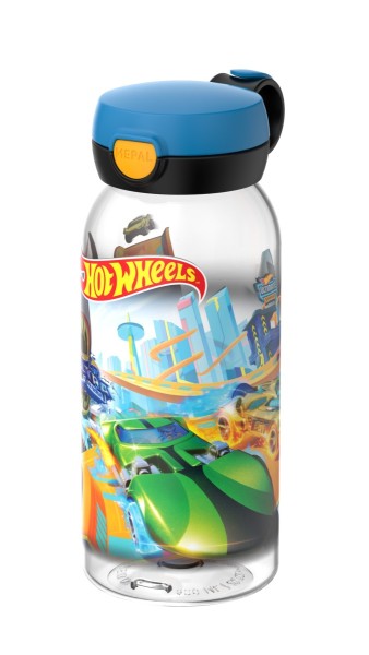 Mepal Campus 107485065415 Trinkflasche mit Klappdeckel 0,6l - Hot Wheels