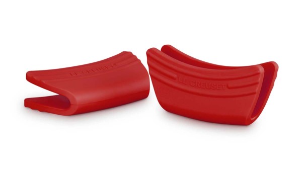 Le Creuset Silikon 93010300060000 2er-Set Griffschutz - Kirschrot