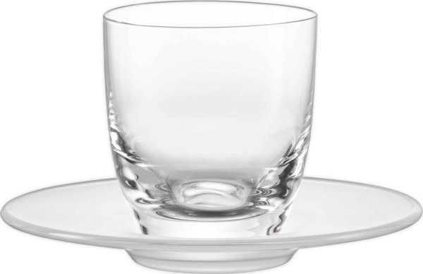 Eisch Superior Sensis Plus Espressoglas 109/6 mit satinierter Untertasse