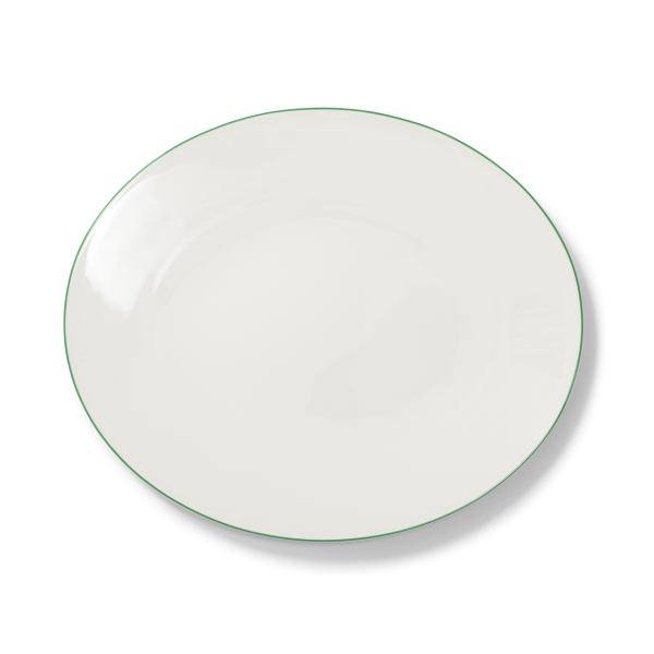Dibbern Simplicity 0322212505 Platte oval 39 cm - Grün