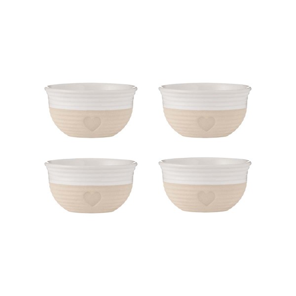 Mason Cash Rustic Charm Herz 2002.282 Schalen 4er-Set