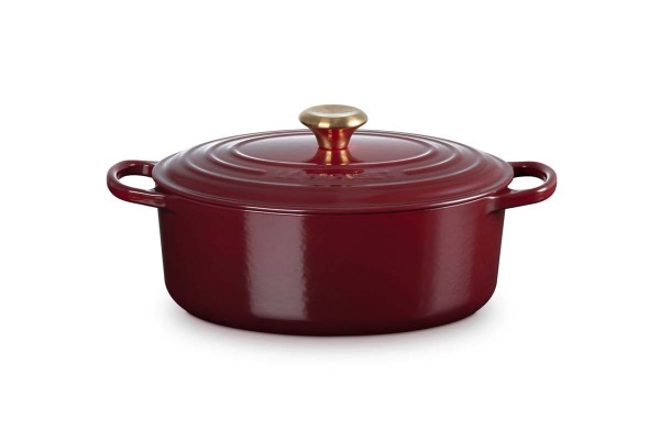 Le Creuset Gusseisen - Signature 21178299494441 Bräter oval 29cm 4,7L - Garnet