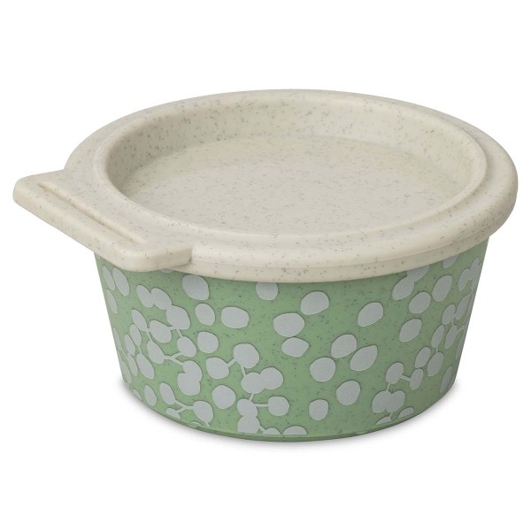 Koziol Blomster 8172703 Schale 250ml mit Deckel, Dot - Nature Leaf Green