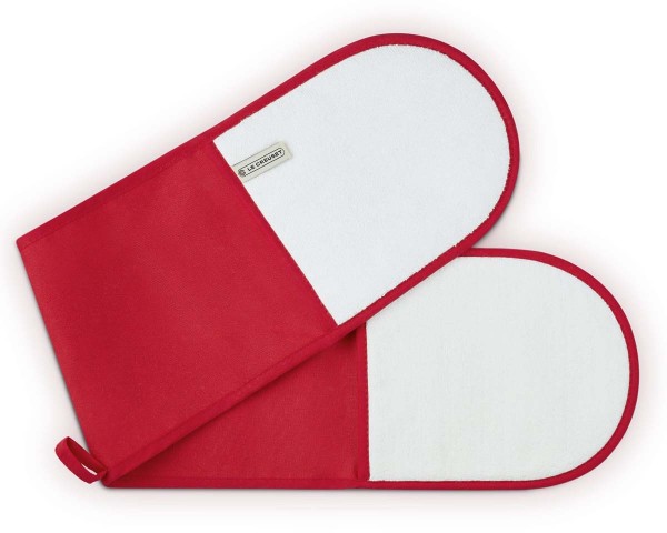 Le Creuset Textilien 95001000600000 Doppelhandschuh - Kirschrot