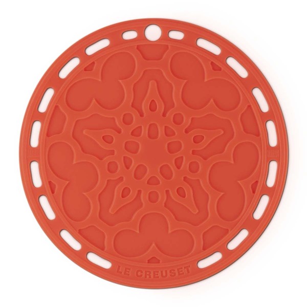 Le Creuset Silikon 93007300090000 Untersetzer Tradition 20cm - Ofenrot