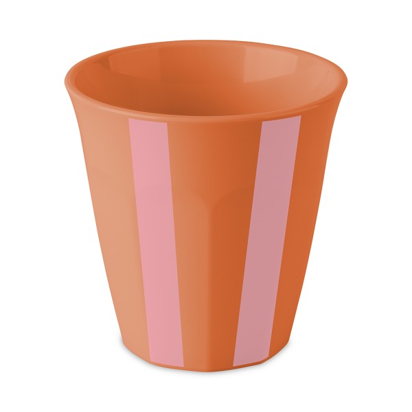 Koziol Nora Stripes 8152725 Becher 300ml - Strong Coral