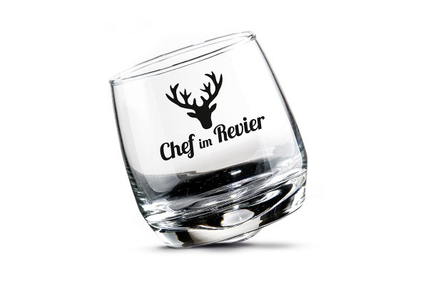 Gilde 46903 Wackelglas 0,2l Set 2tlg. "Chef"