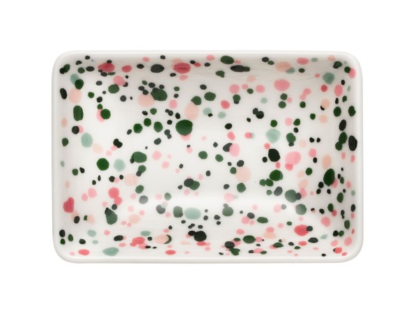 Iittala Oiva Toikka Collection 1070622 Teller 7x10cm - Helle Pink-Grün