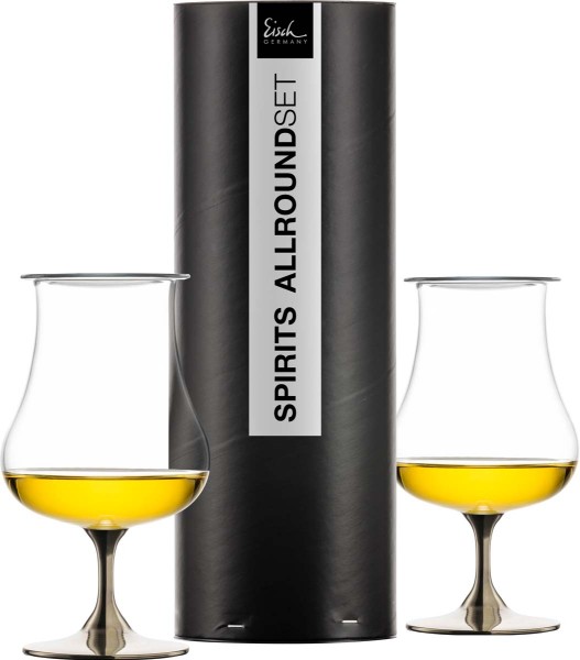 Eisch Gentleman 180445 Universal Spirituosenglas 500/213 Platin - 2Stk.