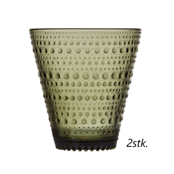 Iittala Kastehelmi 1070591 Trinkglas 0,3l - Pine Green 2stk