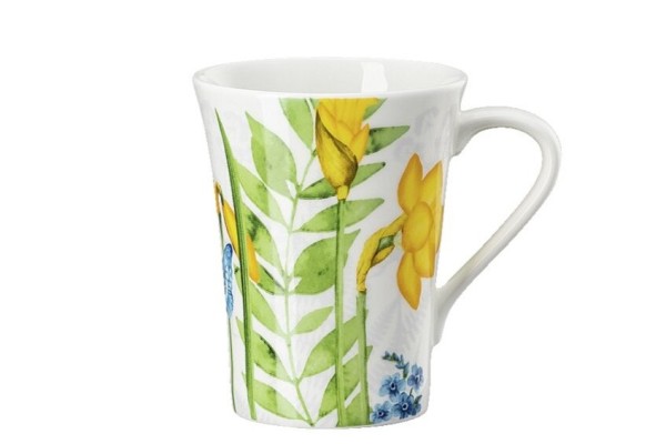 Hutschenreuther Nora Wild Flowers Becher mit Henkel 0,4l - Osterglocke