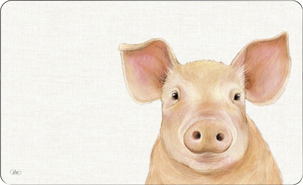 Ihr FARM PIG cream MCB1047960 Frühstücksbrettchen 23,5 x 14,5 cm
