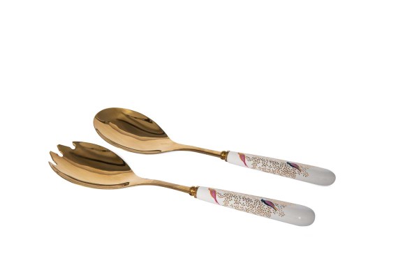 Portmeirion Sara Miller Chelsea SMC1107-XG Salatbesteck Set. 2tlg. 25cm