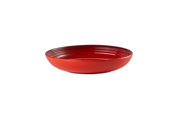 Le Creuset Poterie 70102220607080 Suppenteller 22cm - Kirschrot