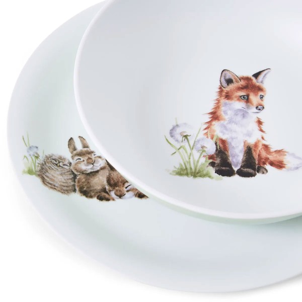 Royal Worcester Wrendale Designs WN4397-XG 2-tlg. Set (Teller + Bowl) Melamin