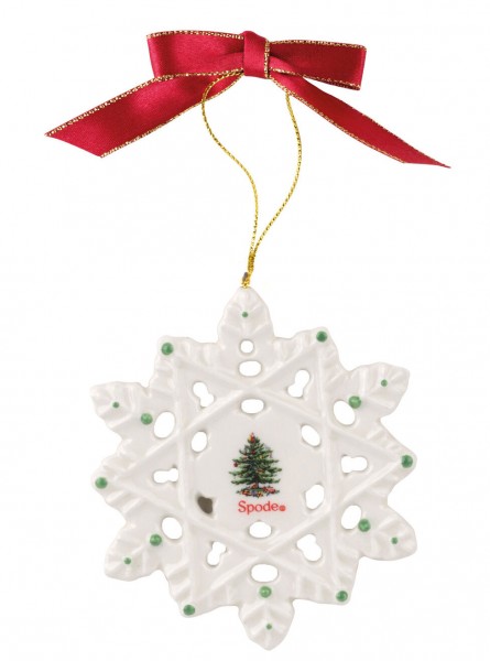 Spode Christmas Tree Ornament Schneeflocke
