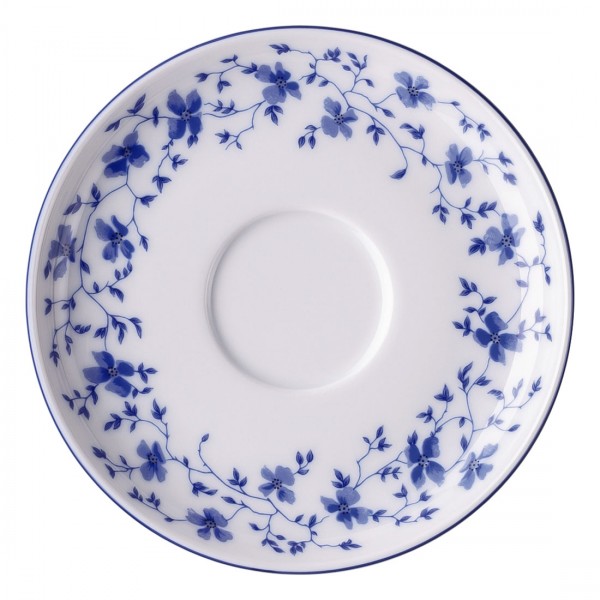 Rosenthal Form 1382 Blaublüten Tee- (klein)Kaffee-Untertasse 13,5 cm